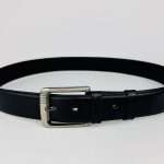 Premium Men’s Leather Formal Belt- Black - Image 5