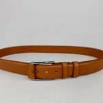 Pati Pattern Design Leather Belt – Mustard - Image 5