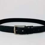 Crocodile Design Leather Belt – Black - Image 5