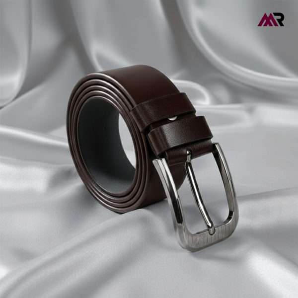 Premium Men’s Leather Formal Belt- Chocolate