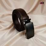 Auto Brockless Plain Leather Belt – Chocolate