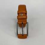 Pati Pattern Design Leather Belt – Mustard - Image 4