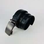 Auto Brockless Plain Leather Belt – Black - Image 2