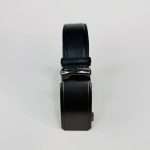 Auto Brockless Plain Leather Belt – Black - Image 5