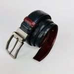 Crocodile Leather Belt – Dual Tone Moving Brockless - Image 2
