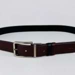 Men's Dot Pattern Belt – Dual Tone Moving Brockless - Image 5