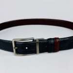 Crocodile Leather Belt – Dual Tone Moving Brockless - Image 5
