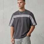 Urban Stripe Drop Shoulder T-Shirt