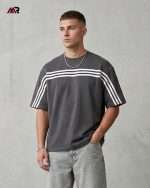 Urban Stripe Drop Shoulder T-Shirt